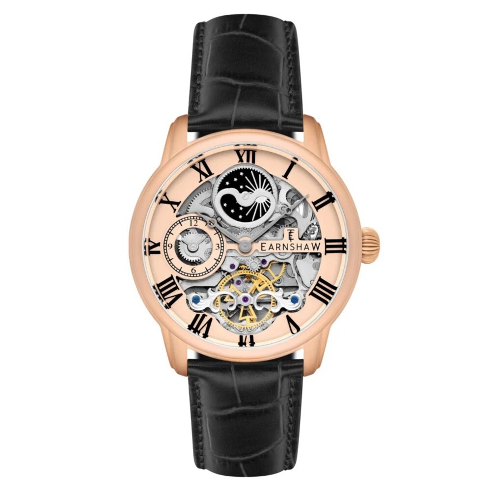 Thomas Earnshaw Longitude Rose Gold-tone Dial Men's Watch ES-8006-0E - Rose Gold
